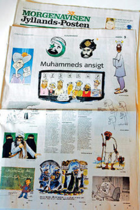 declaration of independence signing cartoon. #39;Muhammad cartoon plot#39;