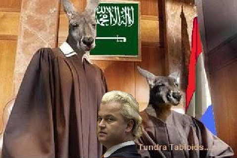 kanagroo DUTCH court Geert Wilders