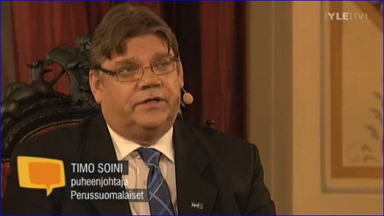 Timo Soini elections debate