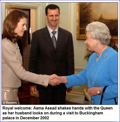 Britishborn wife of Syrian dictator'hiding in the UK with their three 