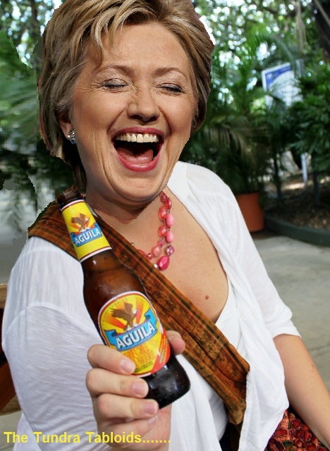 Hillary beer cheer
