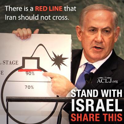 netanyahu red line