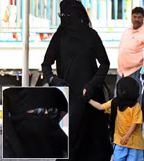 MJ in a burqa