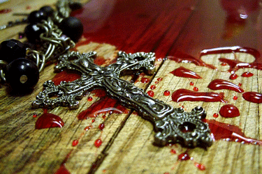 bloody cross