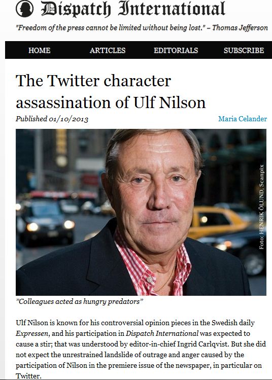 dispatch international twitter character assassination 16.1.2013