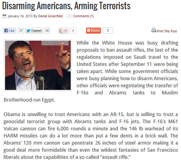obama trusts the MB but not his own citizens 16.1.2013