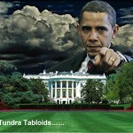 Obama dark-clouds white house