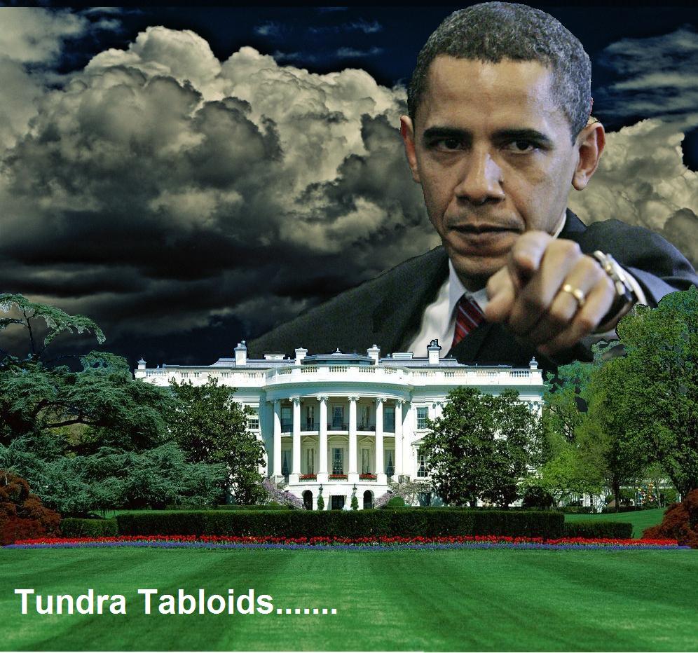 Obama dark-clouds white house