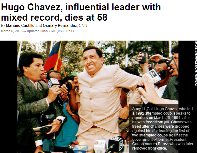 chavez is dead 6.3.2013
