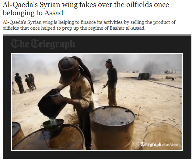 al-qaida now in charge of assad oil fields 19.5.2013