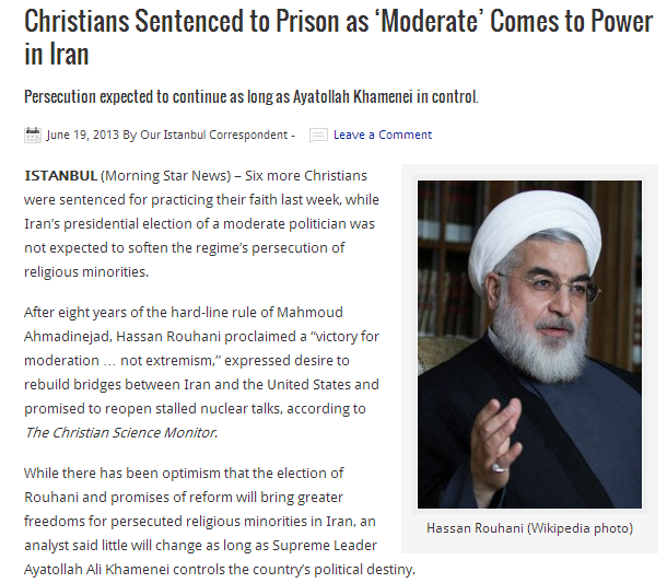 christian persecution in iran 23.6.2013
