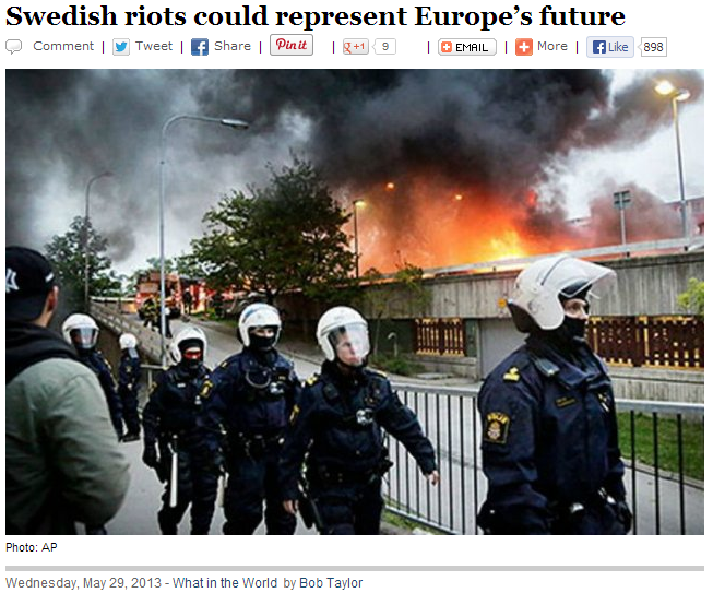swedish riots could spell future for europe 2.6.2013