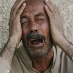 arab man crying