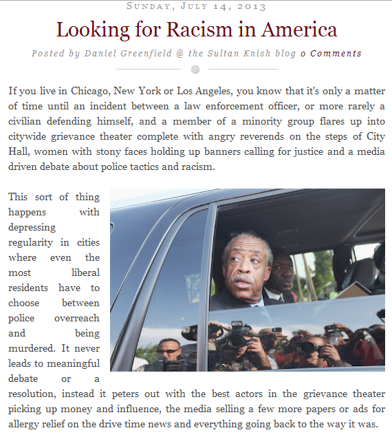 looking for racism in America 14.7.2013