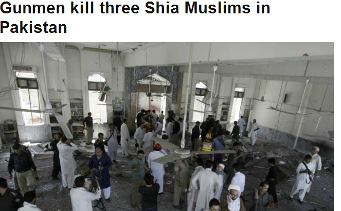 3 shiia dead in pakistan 10.11.2013