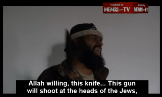 saqir al-jihad my gun is aimed at teh heads of the jews