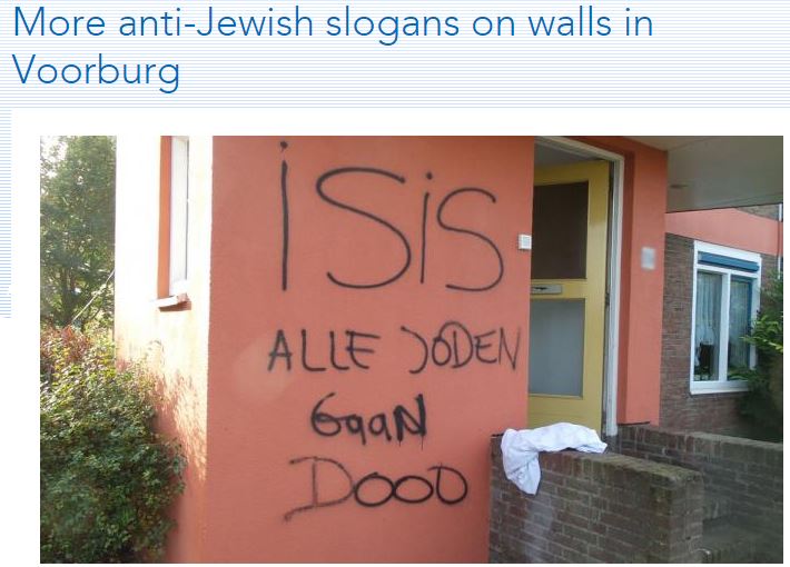 dutch islamic anti-semitism all jews die 2.10.2014