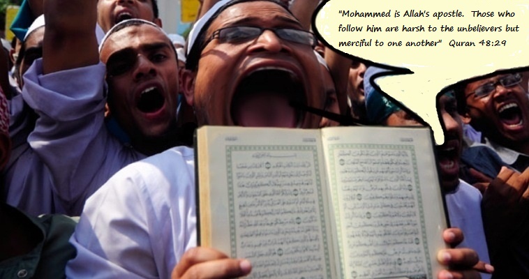muslim showing koran 48-29