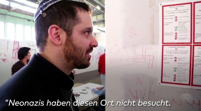 israeli in german asylum center