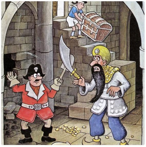 swedish artist cartoon muslim pirate