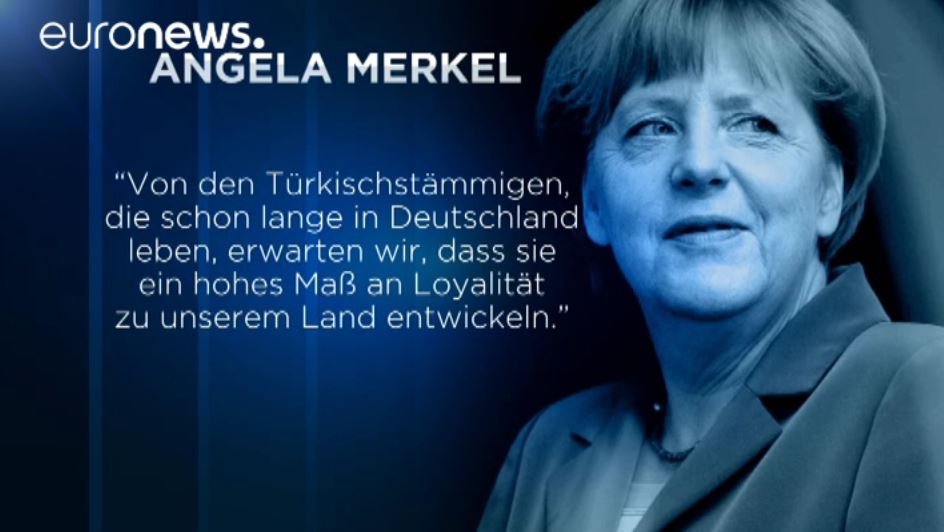 merkel schmerkel wants turks to express loyalty to german state.....